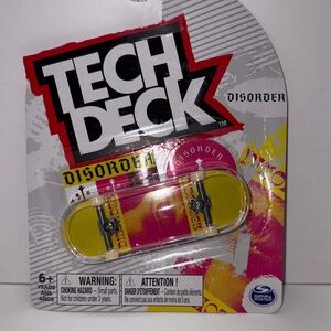Tech Deck Disorder Yellow Fingerboard